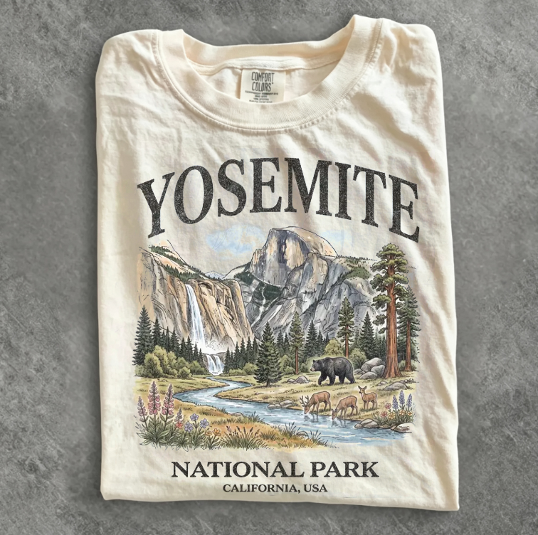 Yosemite National Park Vintage 90s Graphic T-shirt