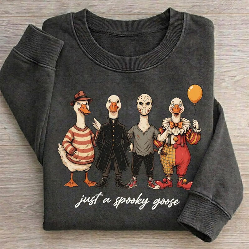 Just a Spooky Goose Sweatshirt