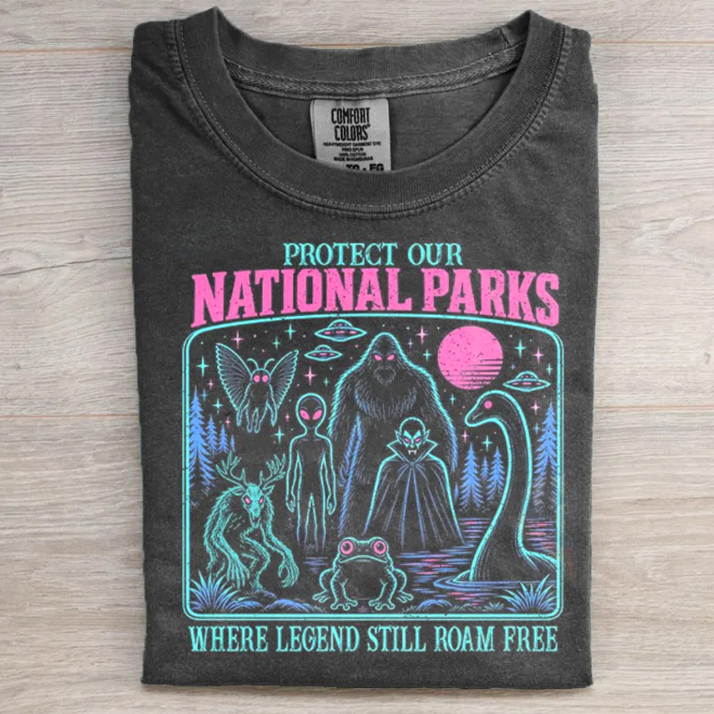 Cryptid National Parks Graphic T-shirt