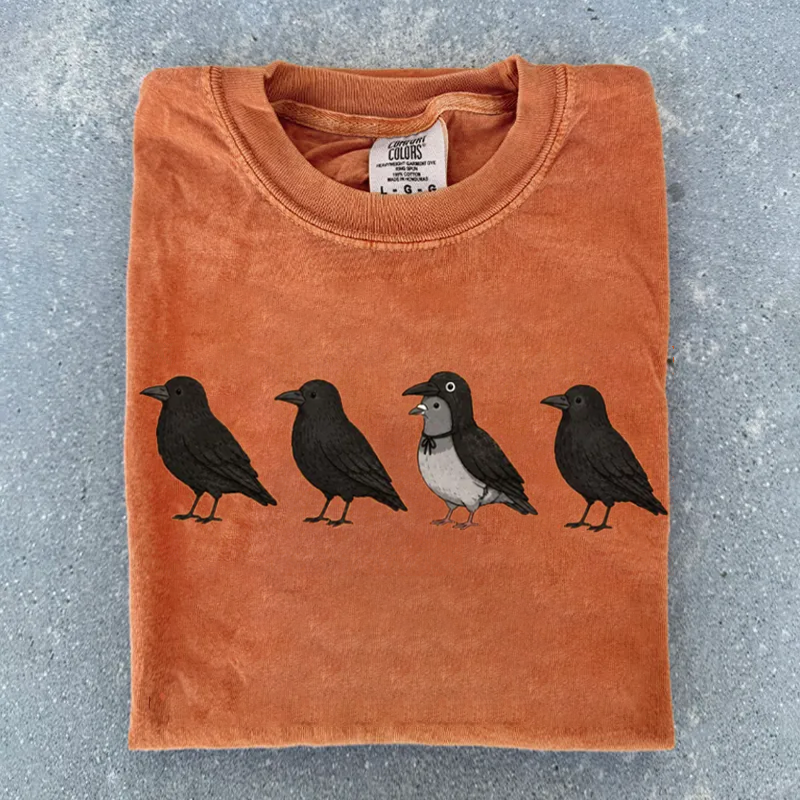 Funny Crow Pigeon T-shirt