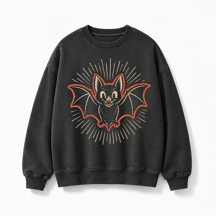 Retro Bat Sweatshirt
