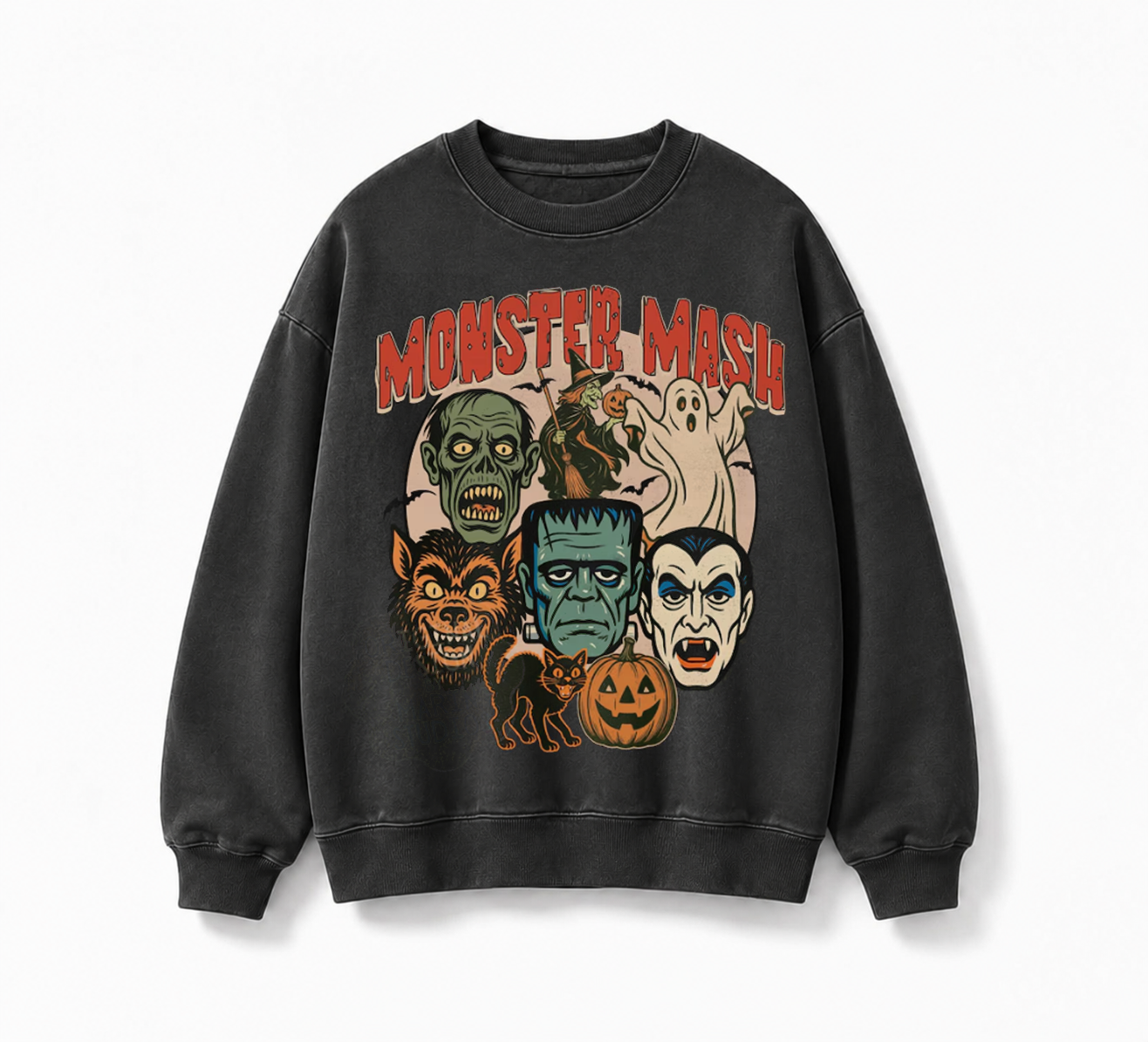 Retro Halloween Spooky Season Sweatshirt