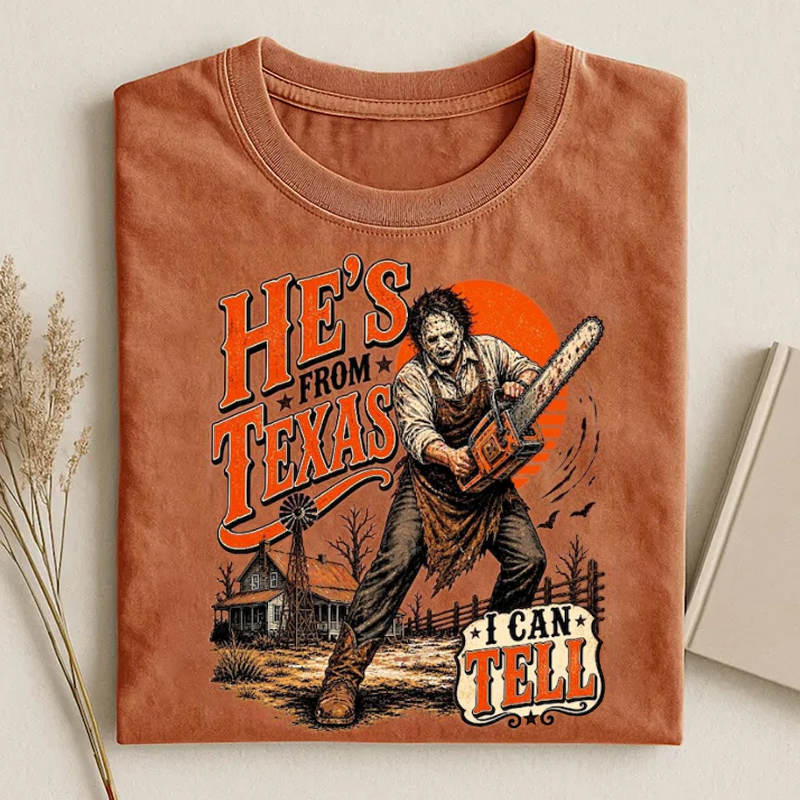 He's From Texas I Can Tell T-shirt