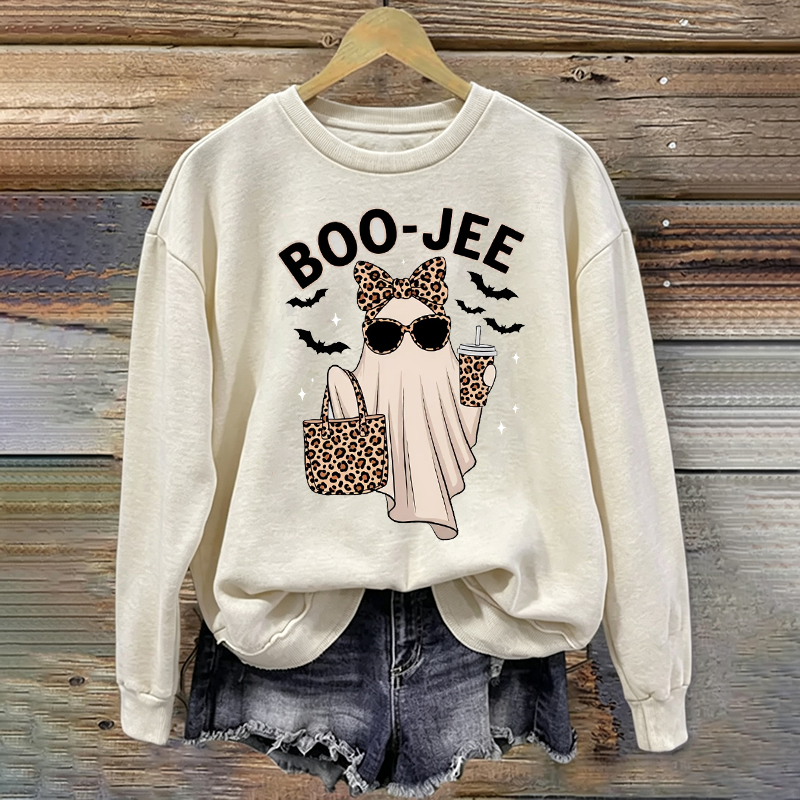 Boo Jee Ghost Halloween Sweatshirt