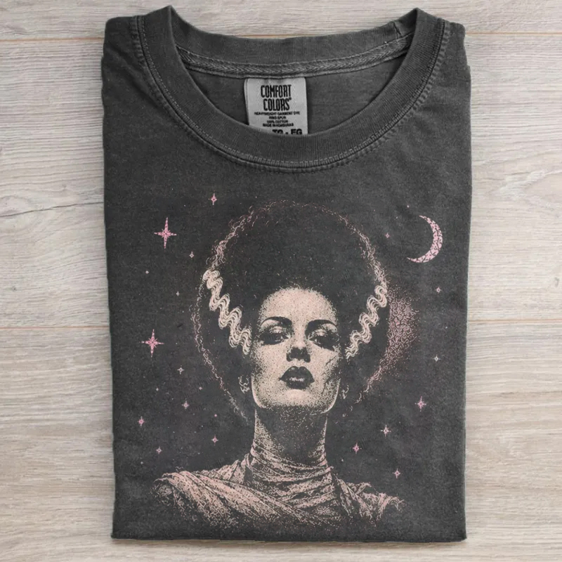 Frankenstein Monster and Bride Matching T-shirt