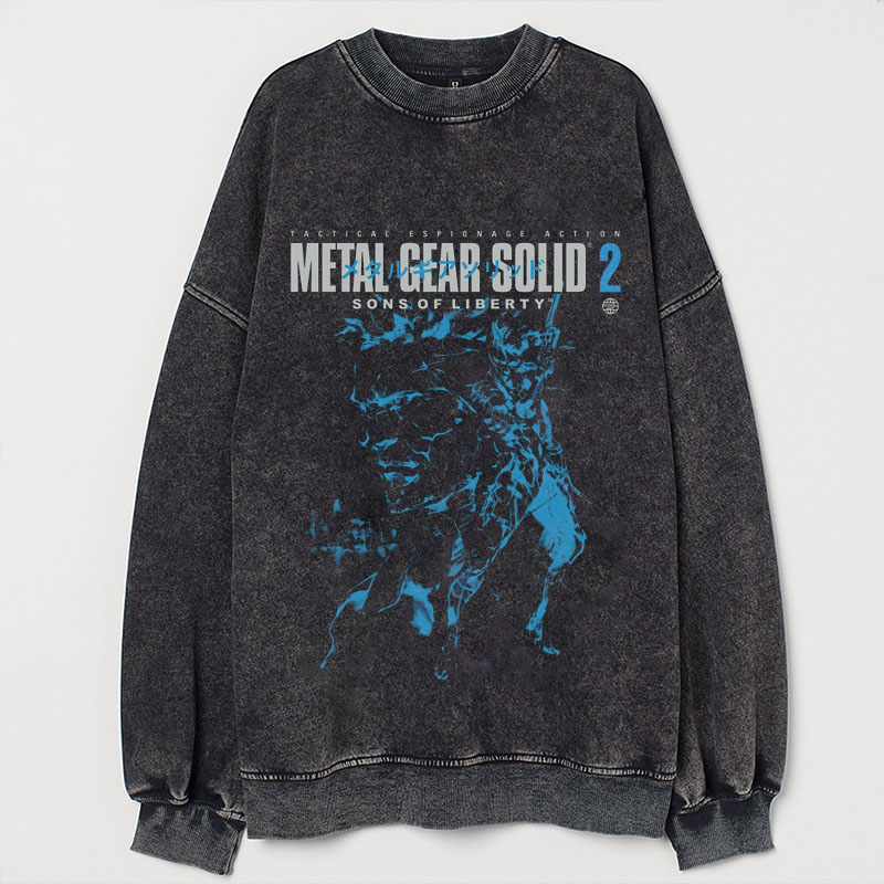 Vintage Distressed Metal gear Solid Unisex Sweatshirt