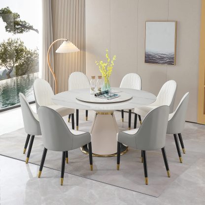 Modern dining table set for online 8