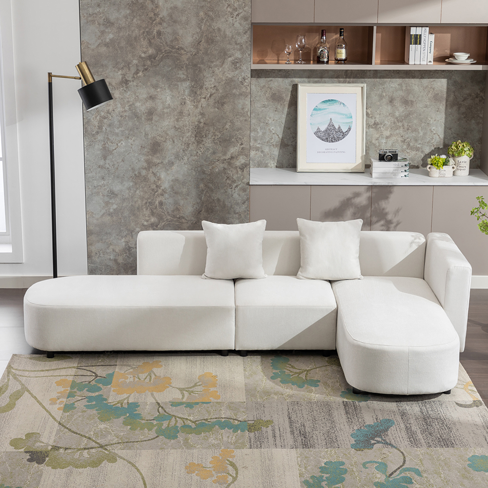  Montary Luxury Modern Style Living Room Upholstery Sofa