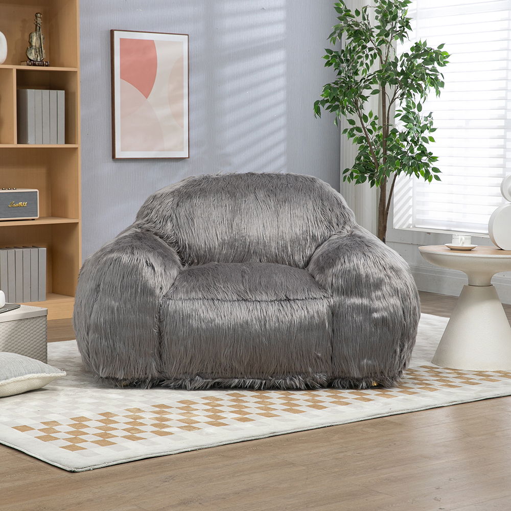 Montary Bean Bag Chair Lazy Sofa High Density Foam Padded Accent Chair