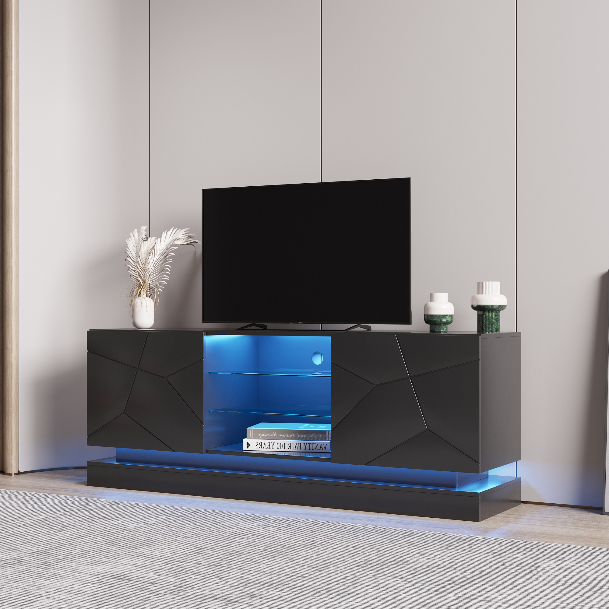 Montary TV Cabinet with Bluetooth Speaker - Modern Entertainment Redefined