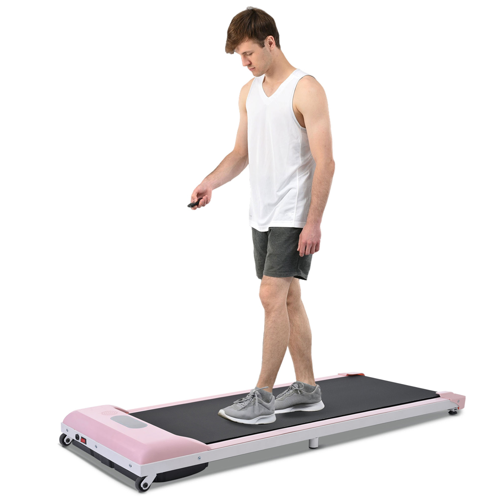 Montary 2-in-1 Motorized Treadmill, 2.5 HP Bluetooth Walking Mat Jogging Treadmill