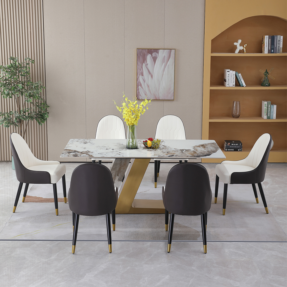 Montary® 71" Fashion Modern Pandora Sintered Stone Dining Table