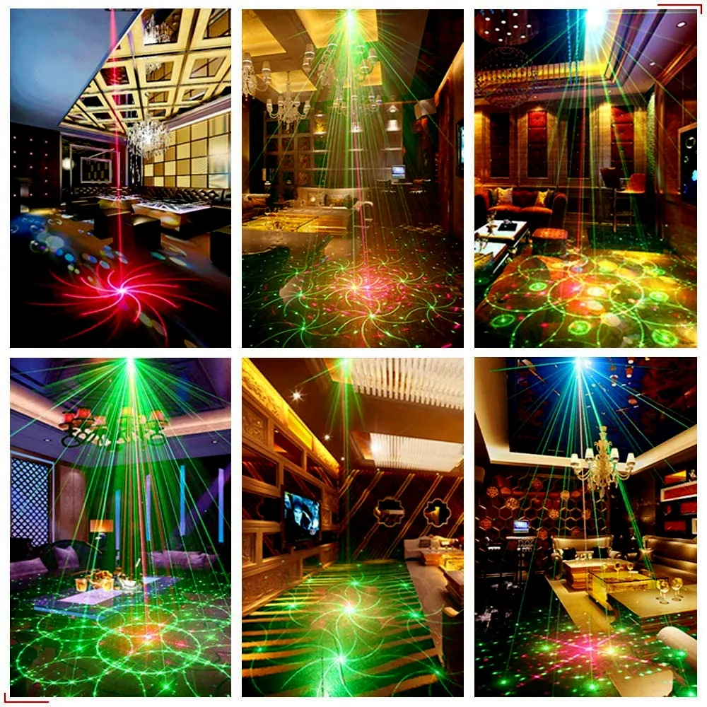 Színpadi DJ Laser Lights
