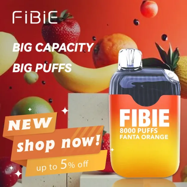 Bețe de țigară electronică de unică folosință FIBIE 8000 (seria 15 arome)