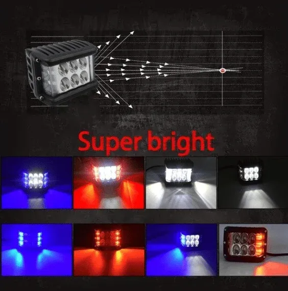 ✨Luzes LED bicolores de dupla face para automóveis✨
