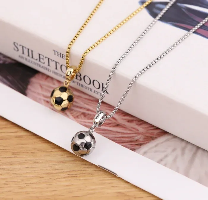 Colier cu nume personalizat fotbal