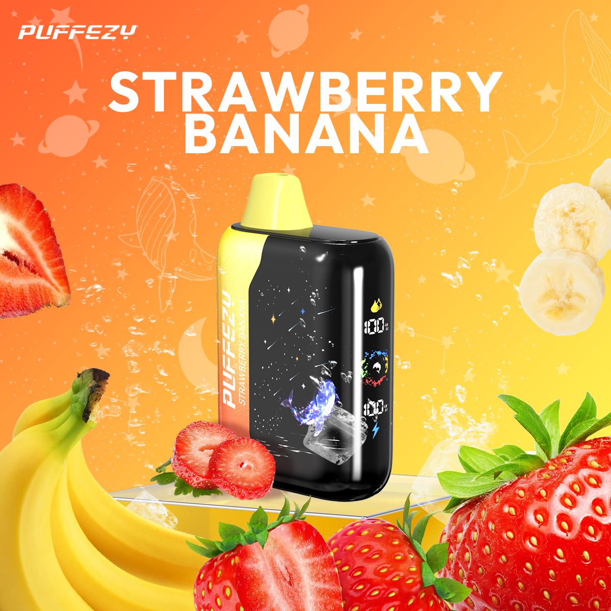 🔥PUFFEZY planet X 25000 PUFFS🎁(Gwieździste niebo w Twojej kieszeni! 🌟)