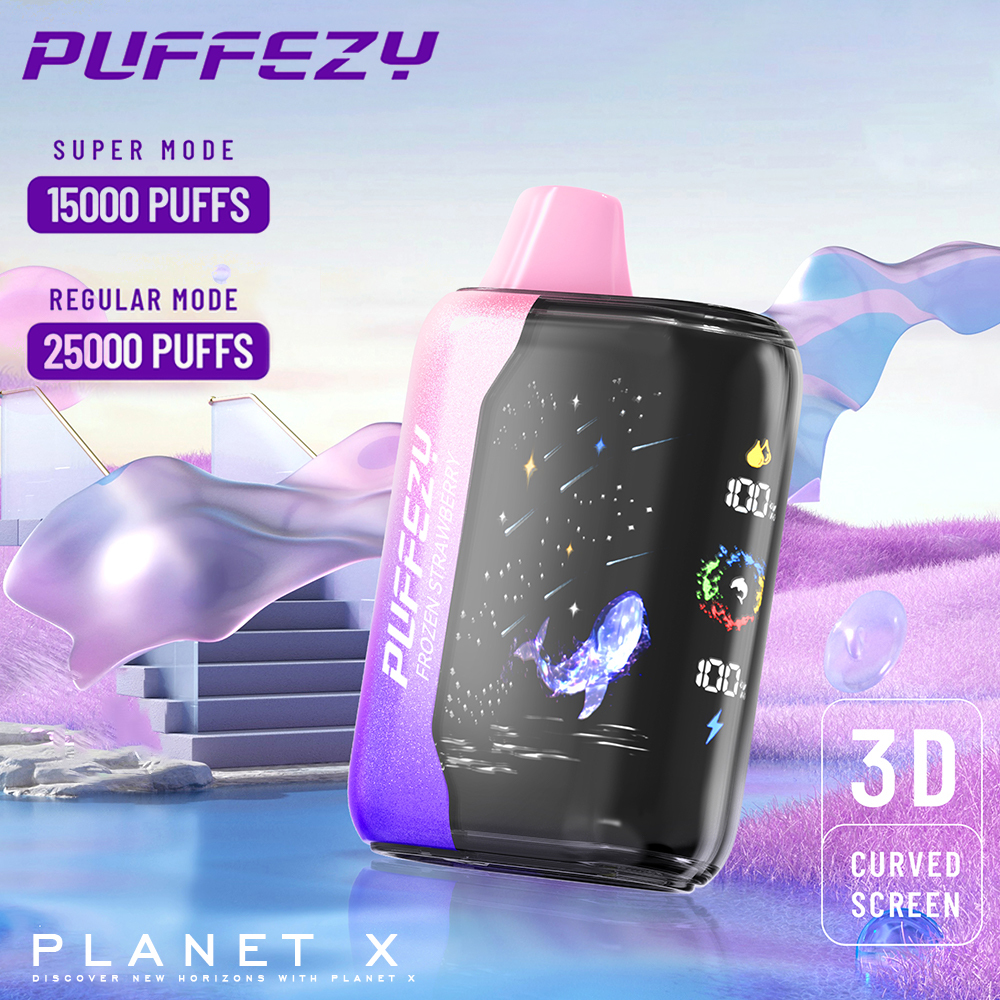 🔥PUFFEZY planet X 25000 PUFFS🎁(Gwieździste niebo w Twojej kieszeni! 🌟)