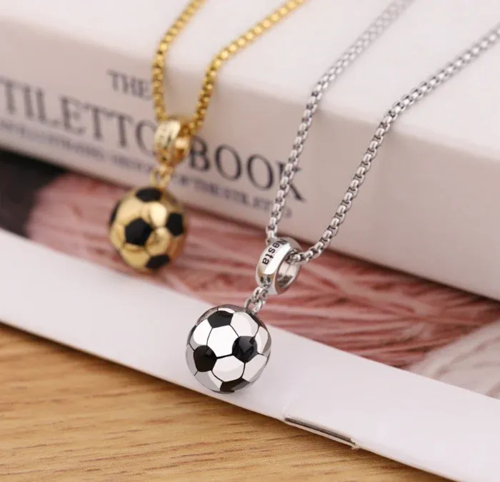 Colier cu nume personalizat fotbal