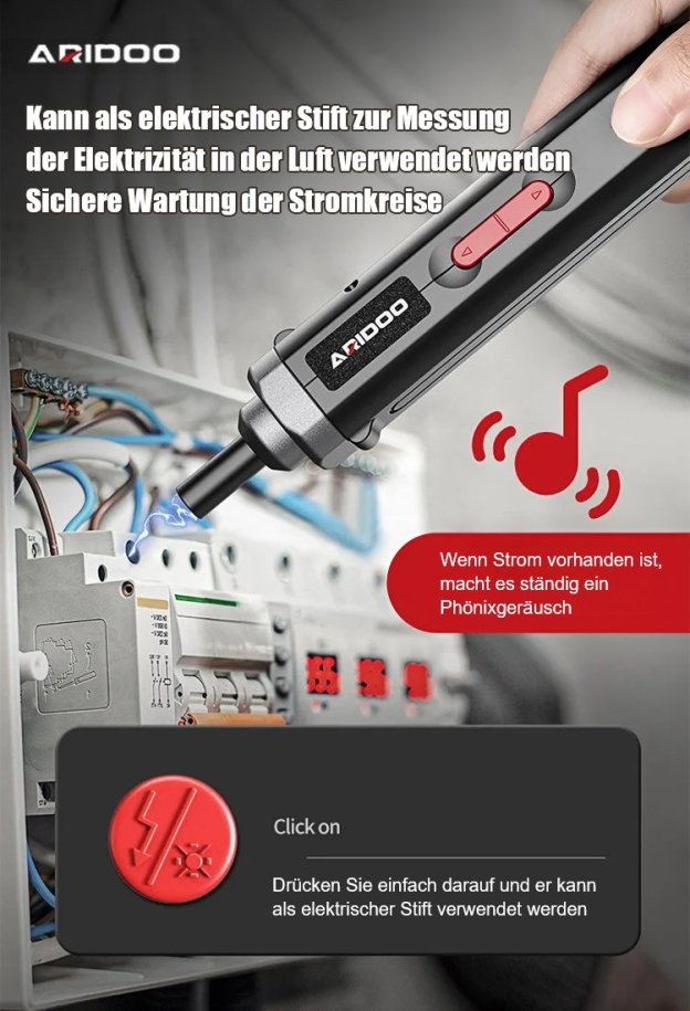 Multifunktionaler und leistungsstarker Elektroschrauber