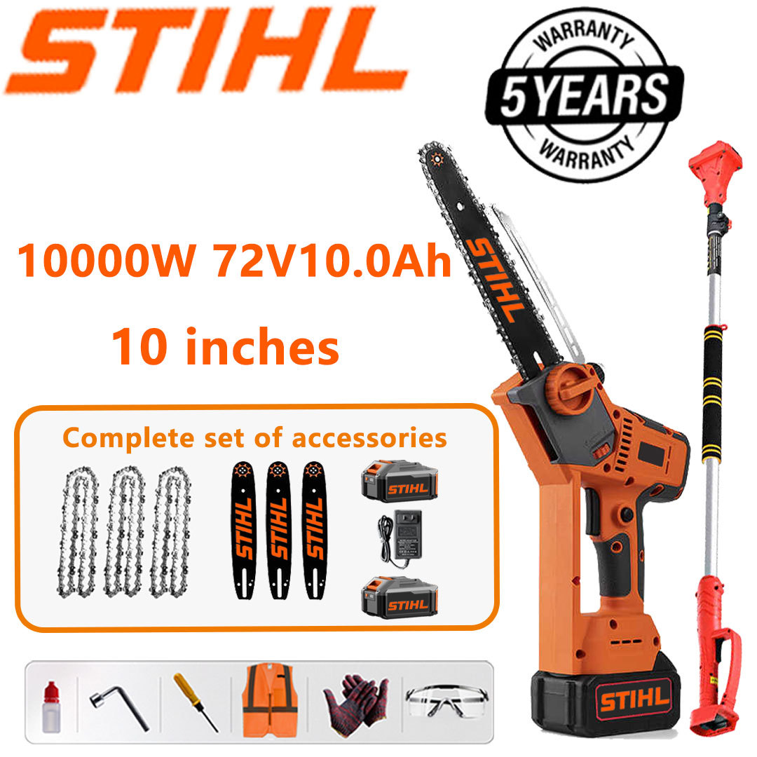 Teleszkópos láncfűrész STIHL 15000W lítium akkumulátoros hosszabbító rúddal