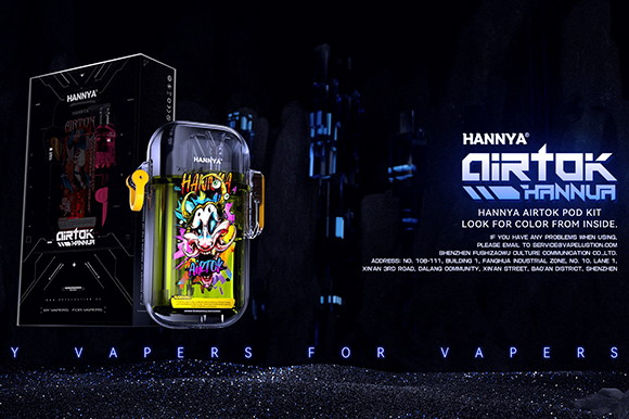 🔥 HANNYA AirTok – Erőteljes ízek, stílusos megjelenés minden slukkban!