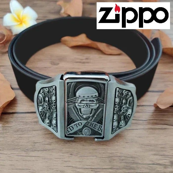 zippo öngyújtó (övvel) - férfi magabiztosság és báj; életre szóló ingyenes garancia