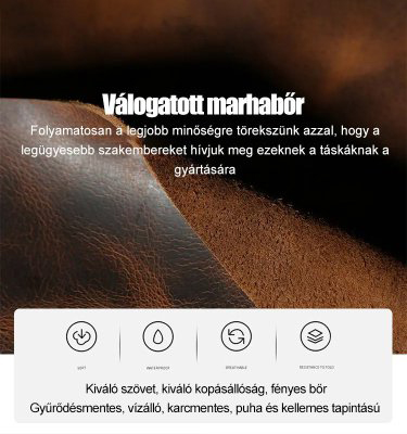 Egyszerű és hétköznapi férfi táska