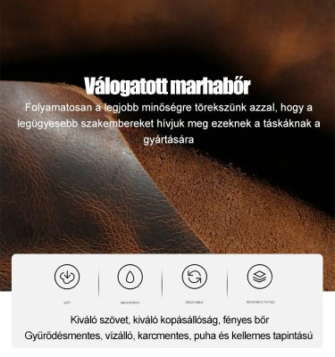 Egyszerű és hétköznapi férfi táska