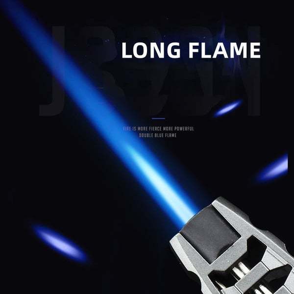 🎁Christmas Pre-Sale 50% OFF-🔥Windproof Straight Torch Blue Flame Lighter