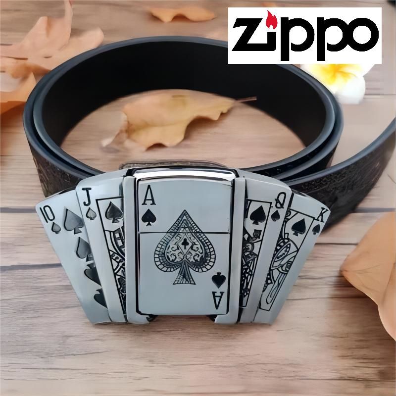 zippo öngyújtó (övvel) - férfi magabiztosság és báj; életre szóló ingyenes garancia