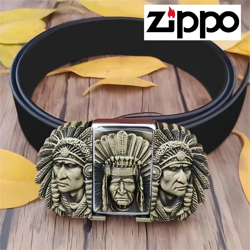 zippo öngyújtó (övvel) - férfi magabiztosság és báj; életre szóló ingyenes garancia