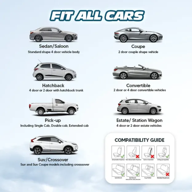 Husa scaun auto din piele Seta