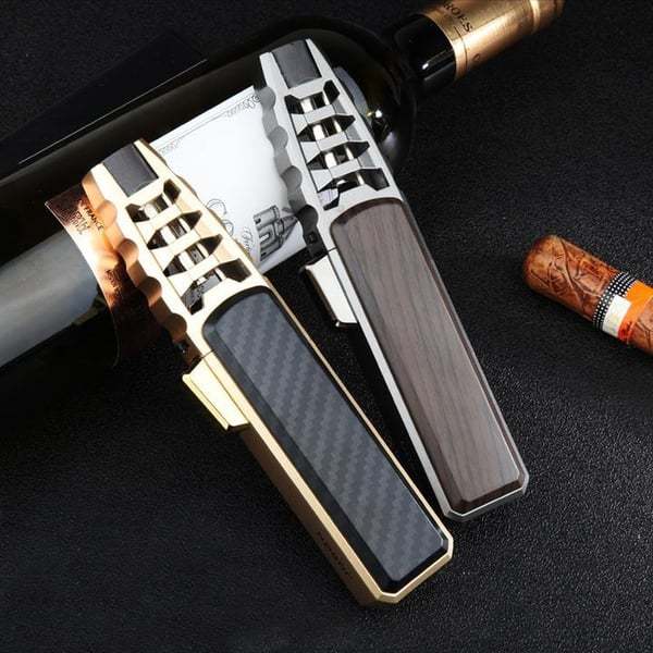🎁Christmas Pre-Sale 50% OFF-🔥Windproof Straight Torch Blue Flame Lighter