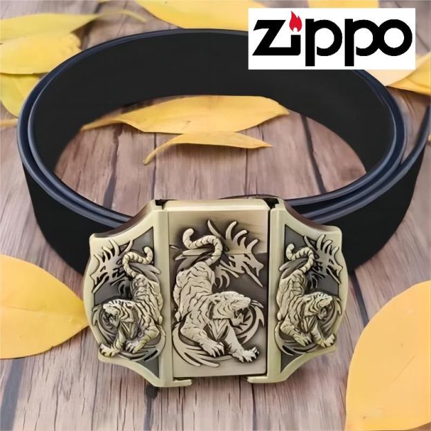 zippo öngyújtó (övvel) - férfi magabiztosság és báj; életre szóló ingyenes garancia