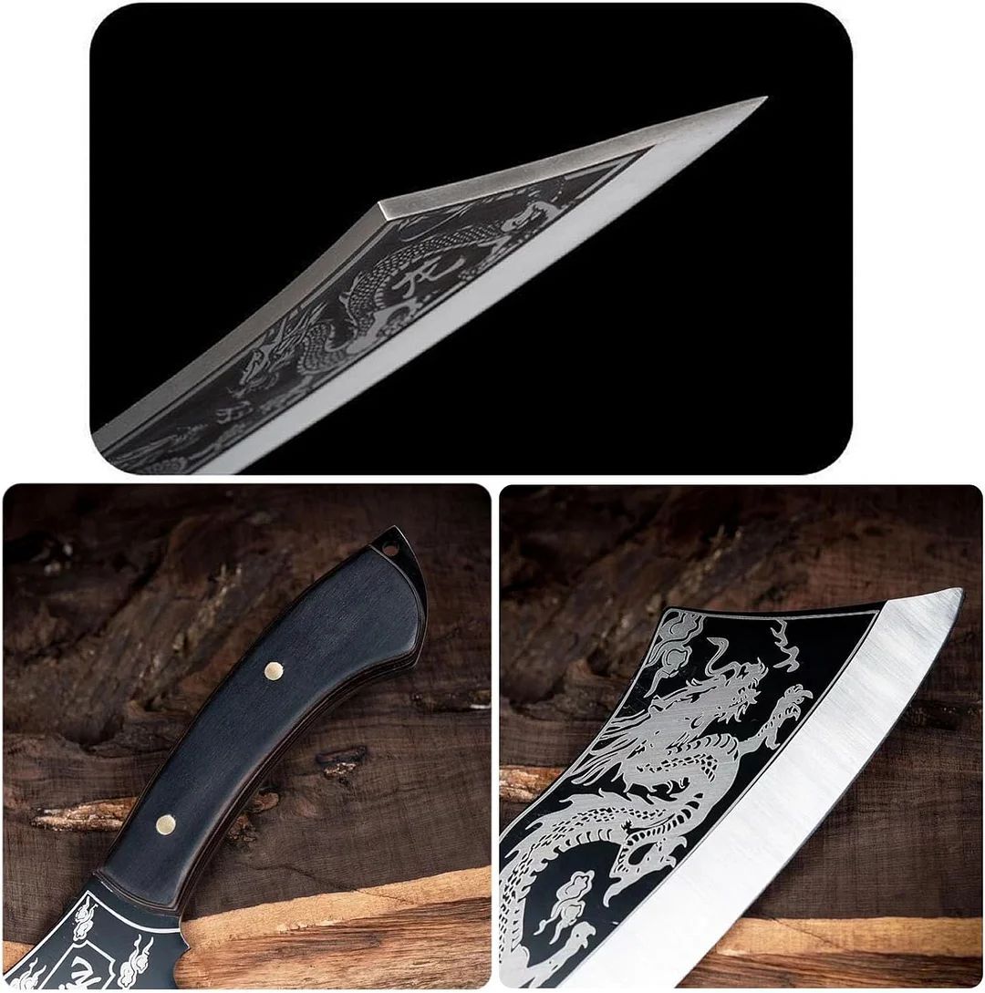 Black Dragon Knife japán titán acél változat🔥(Akció 50% KEDVEZMÉNY)