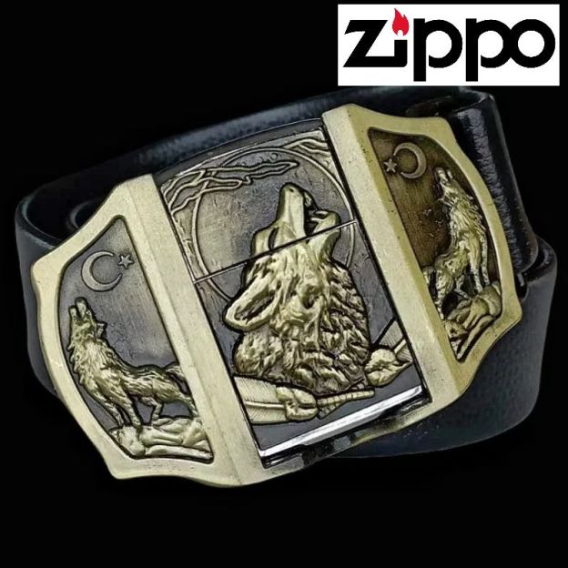 zippo öngyújtó (övvel) - férfi magabiztosság és báj; életre szóló ingyenes garancia