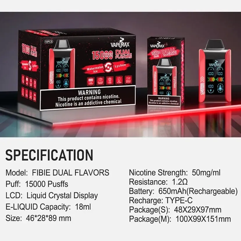 A FIBIE 15000 eldobható elektronikus cigaretta 💘 már elérhető Magyarországon!