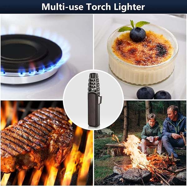 🎁Christmas Pre-Sale 50% OFF-🔥Windproof Straight Torch Blue Flame Lighter