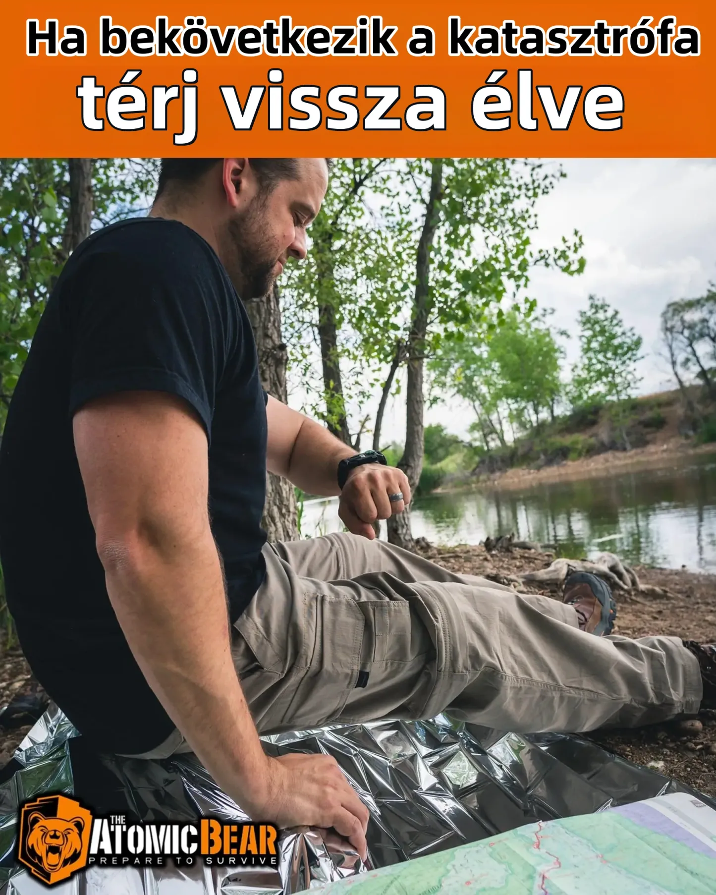 Paracord karkötő - Állítható - Öngyújtó - Erőteljes síp - Kiváló túrázáshoz, kempingezéshez, horgászathoz és vadászathoz