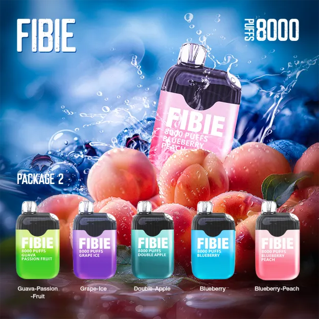 Bețe de țigară electronică de unică folosință FIBIE 8000 (seria 15 arome)