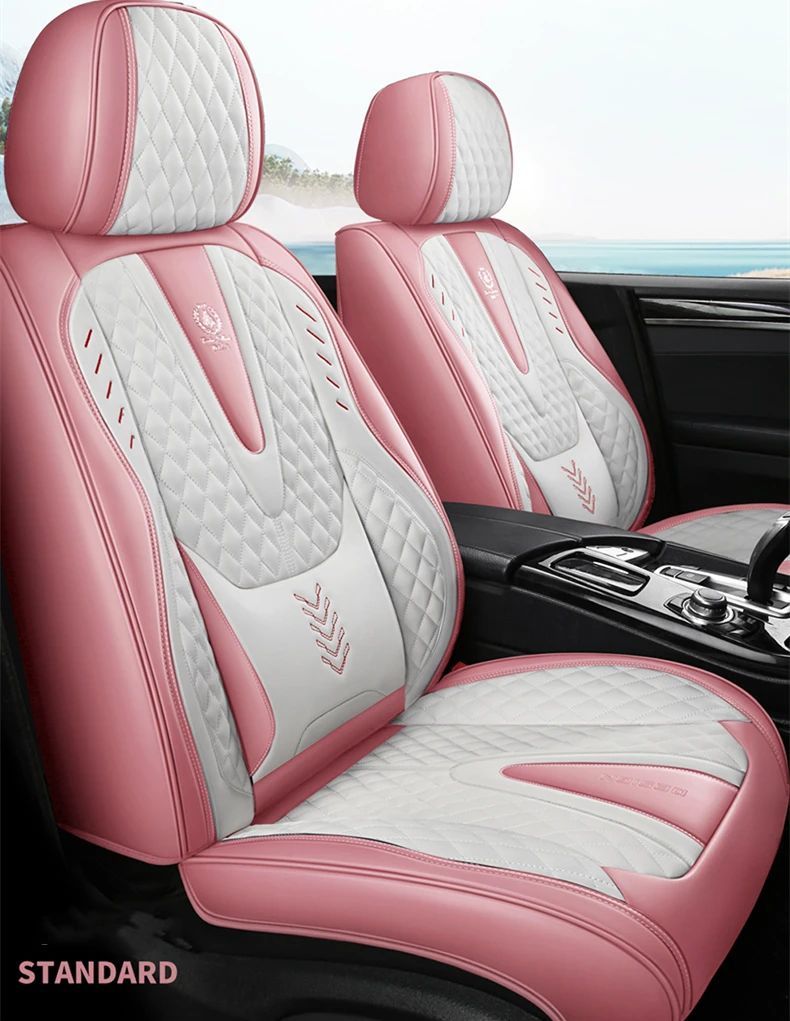 đUniversal Car Seat Covers pentru 95% Sedan SUV Durabil din piele artificialÄ perna scaunului include faÈÄ Èi spate Cover Multi Culori