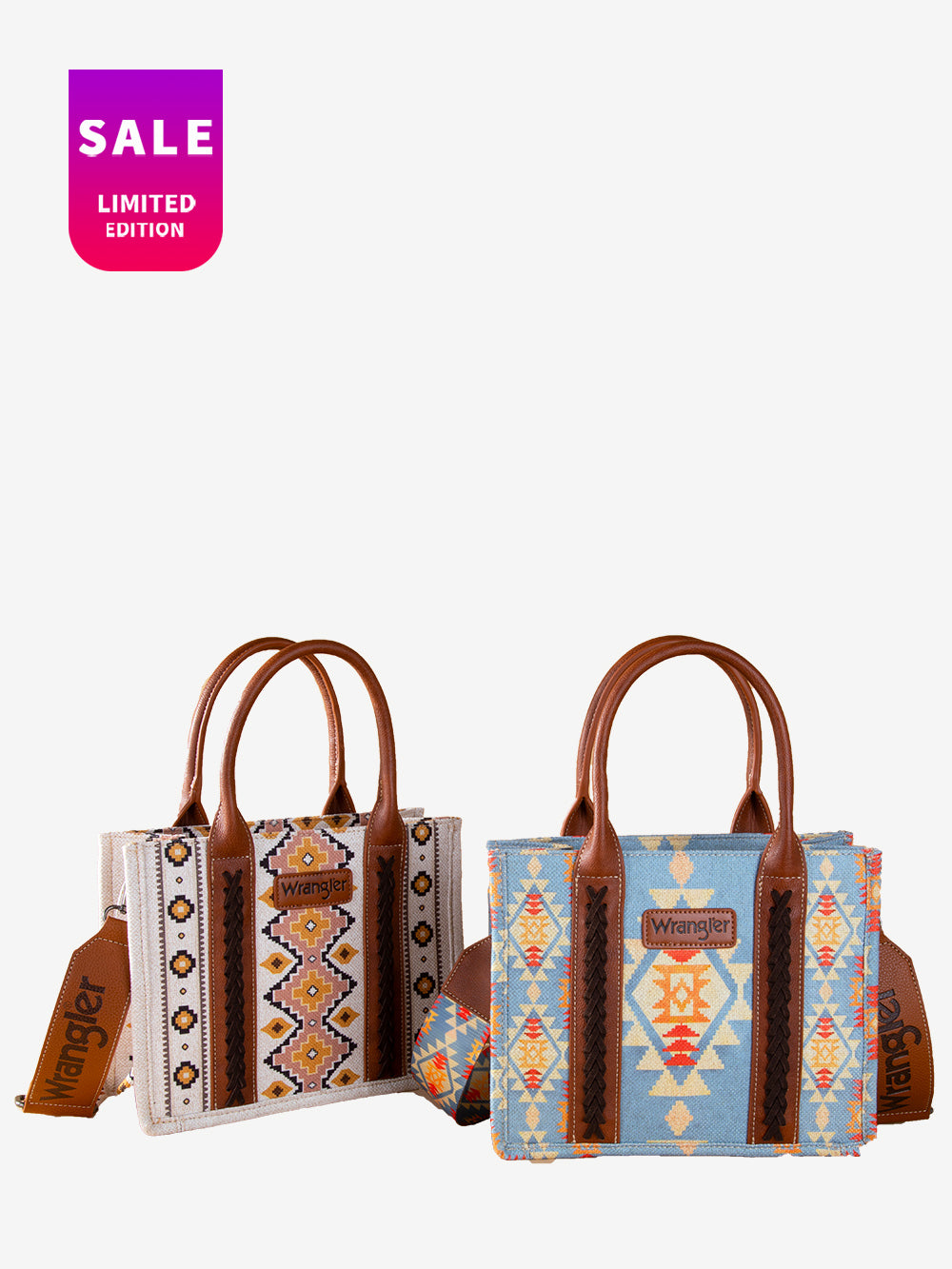 👜Colecția de tocuri de pânză Wrangler Southwestern cu imprimare dublă
