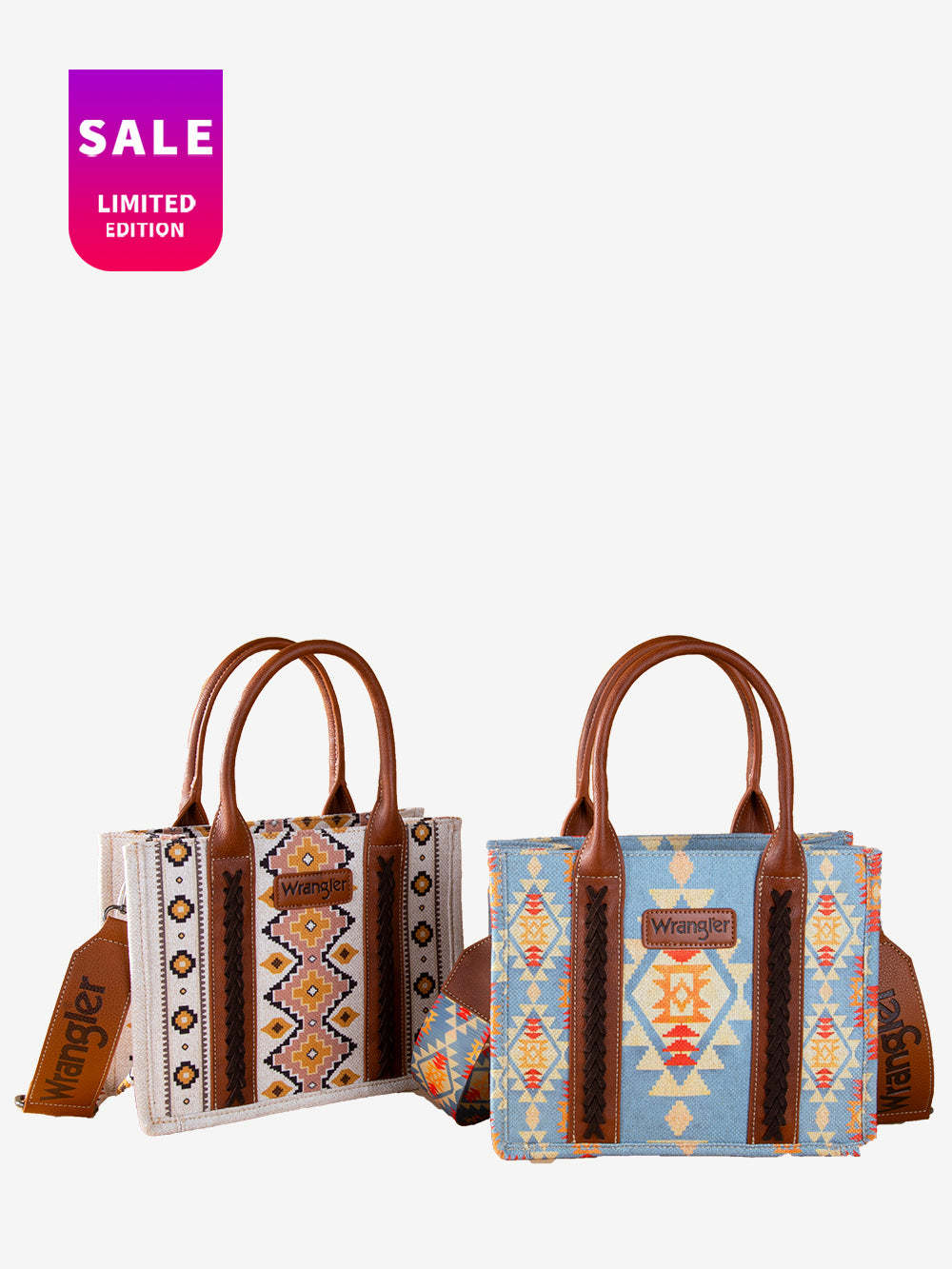 👜Colecția de tocuri de pânză Wrangler Southwestern cu imprimare dublă
