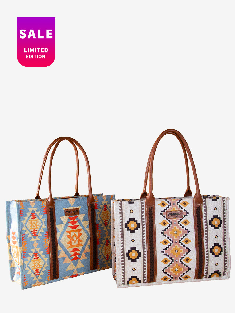 👜Colecția de tocuri de pânză Wrangler Southwestern cu imprimare dublă