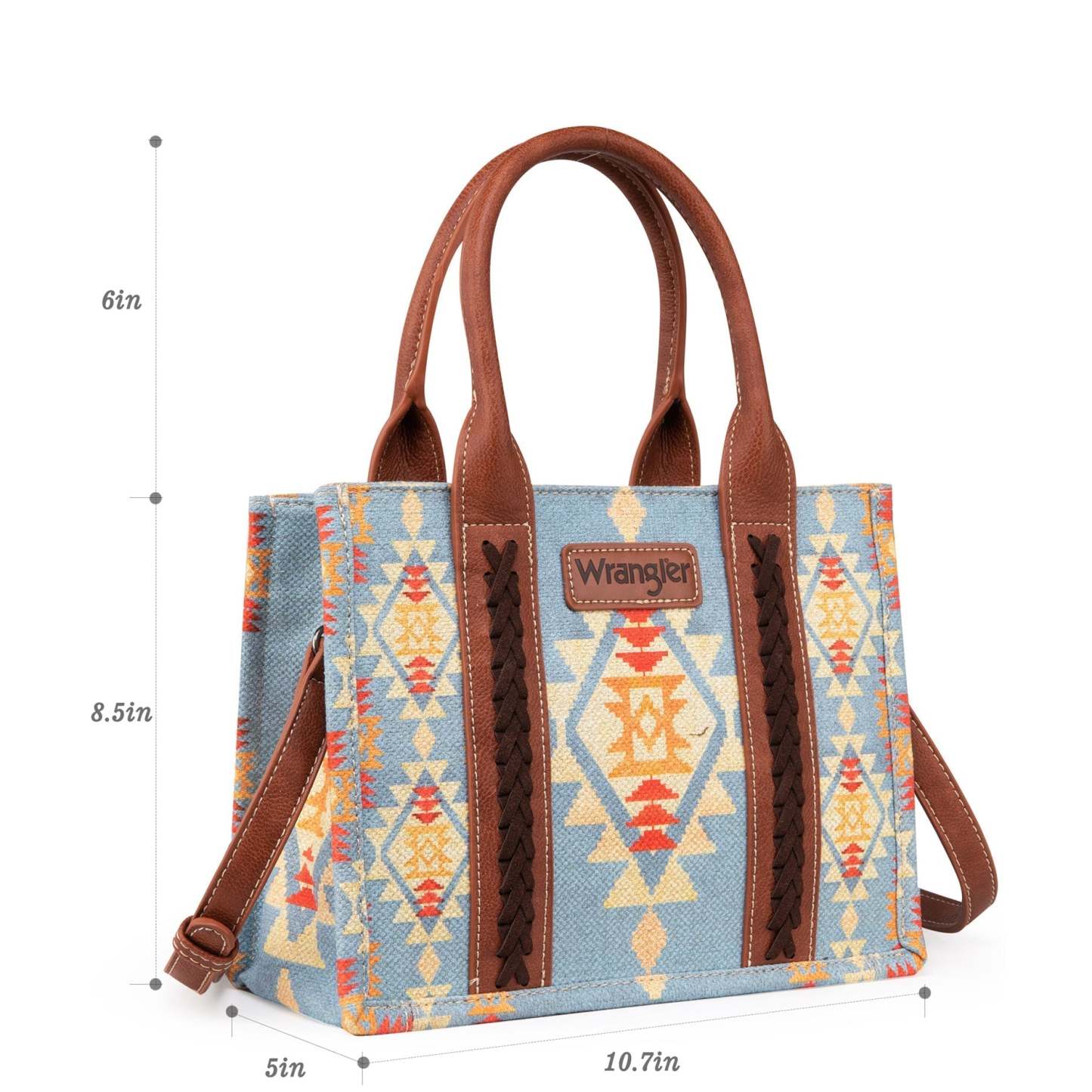 👜Colecția de tocuri de pânză Wrangler Southwestern cu imprimare dublă