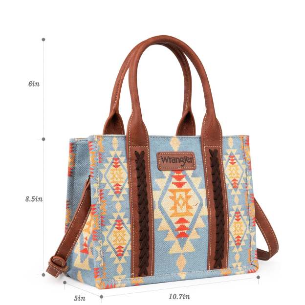 👜Colecția de tocuri de pânză Wrangler Southwestern cu imprimare dublă