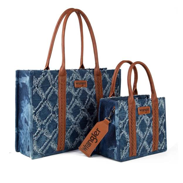 👜Colecția de tocuri de pânză Wrangler Southwestern cu imprimare dublă