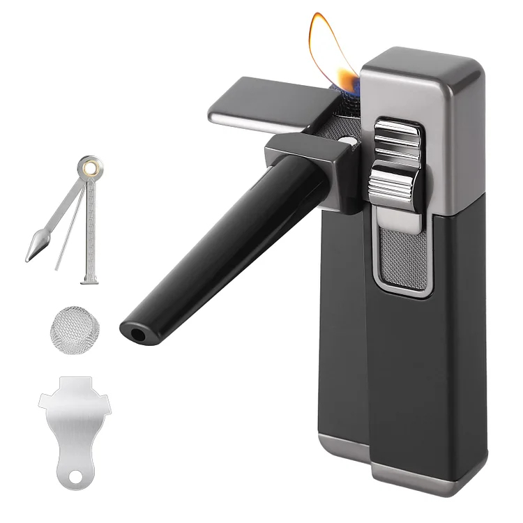 YUSUD Set 2 in 1 accendini portatili per tubi in metallo