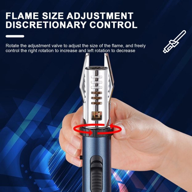 💥💥(FRETE GRATUITO) - Isqueiro de chama de sabre de luz à prova de vento 360°